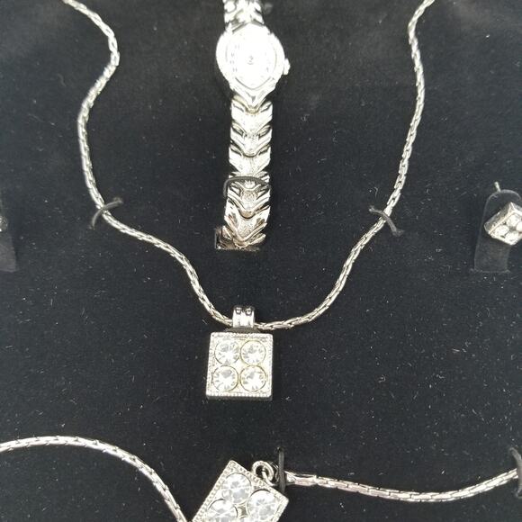 Fred Belay New Watch & Jewelry Set Watch, Earrings, Necklace, and Bracelot NWT - Picture 2 of 8